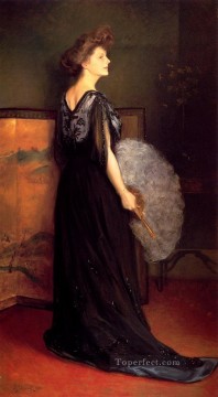 Retrato de la señora Francis Stanton Blake mujeres Julius LeBlanc Stewart Pinturas al óleo